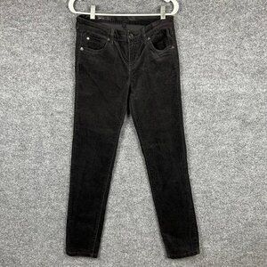 Kut From The Kloth Diana Corduroy Skinny Pants Black  Women’s Size 2‎